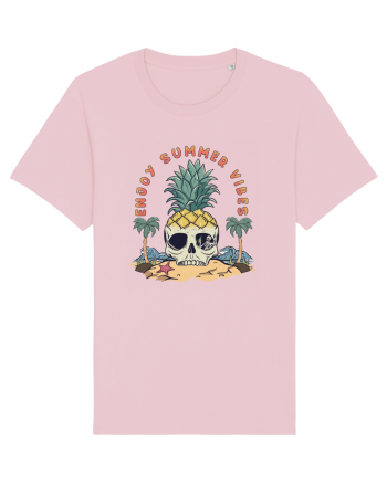 Enjoy Summer Vibes Cotton Pink