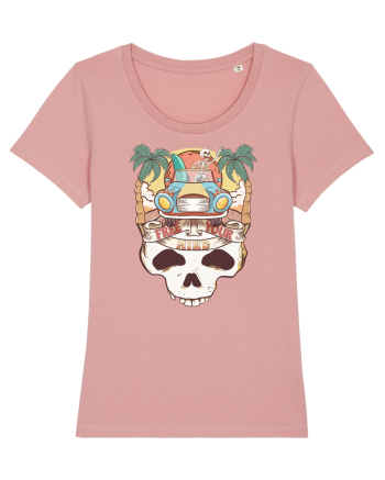 Free Your Mind Retro Beach Skull Canyon Pink