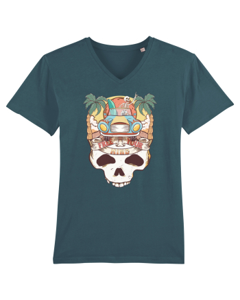 Free Your Mind Retro Beach Skull Stargazer