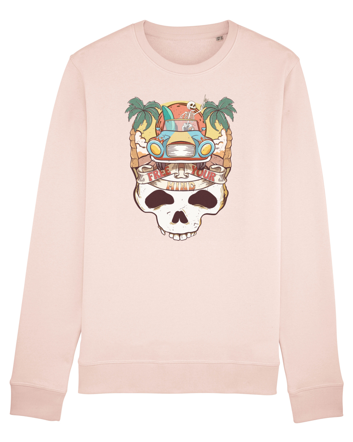 Bluză mânecă lungă Unisex Rise Candy Pink