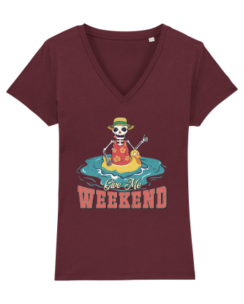 Give Me Weekend Burgundy