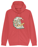 Happiness Comes In Waves Hanorac cu fermoar Unisex Connector