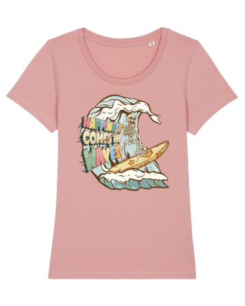 Happiness Comes In Waves Canyon Pink