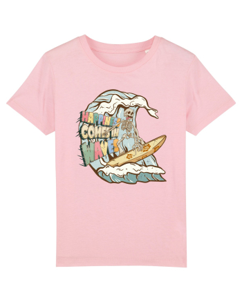 Happiness Comes In Waves Cotton Pink