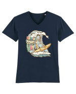 Happiness Comes In Waves Tricou mânecă scurtă guler V Bărbat Presenter