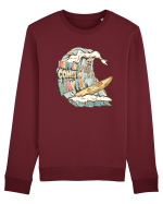 Happiness Comes In Waves Bluză mânecă lungă Unisex Rise