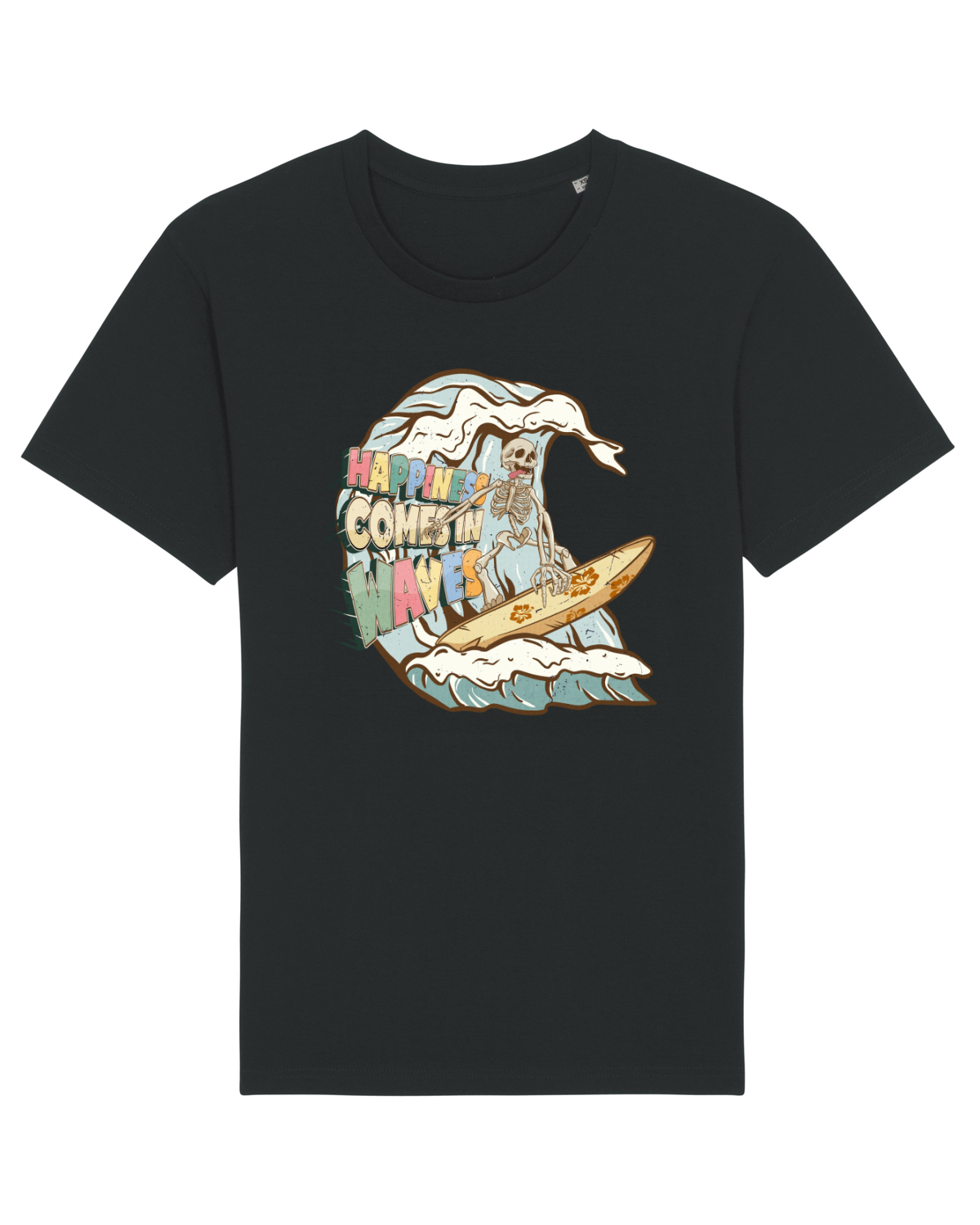 Tricou mânecă scurtă Unisex Rocker Black