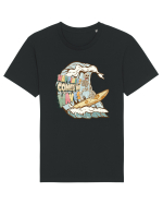 Happiness Comes In Waves Tricou mânecă scurtă Unisex Rocker