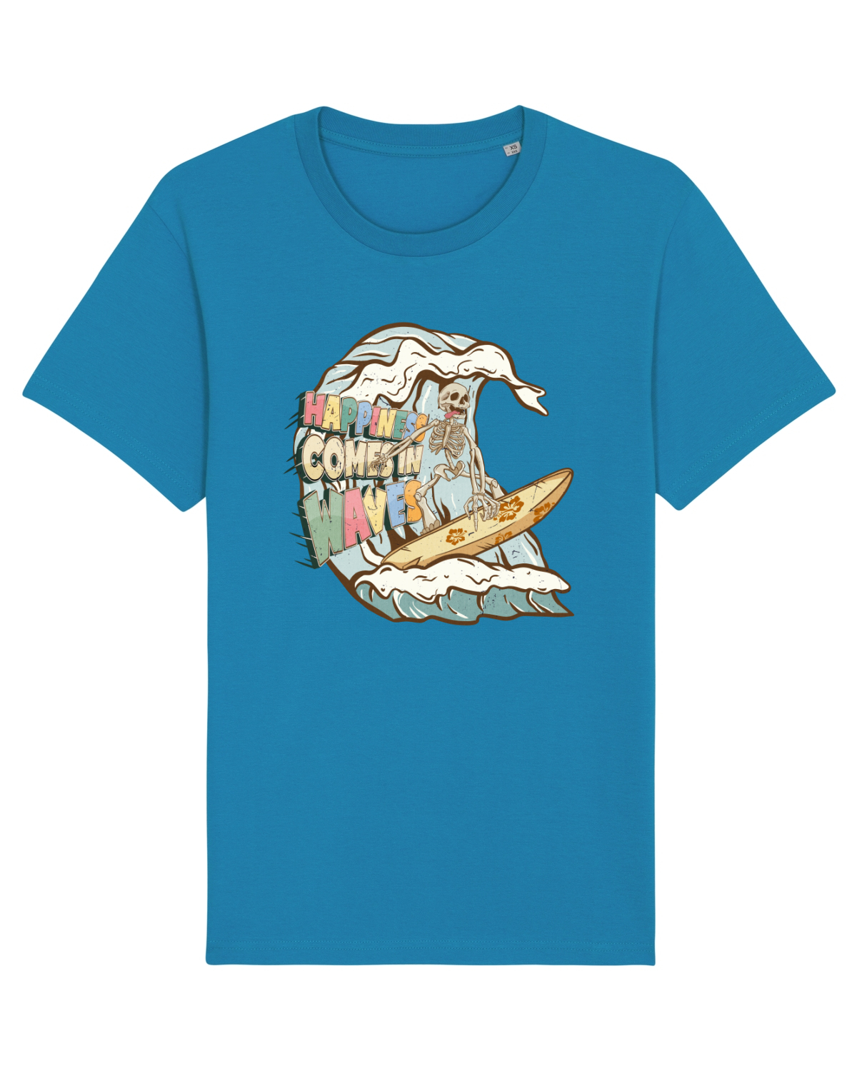Tricou mânecă scurtă Unisex Rocker Azur