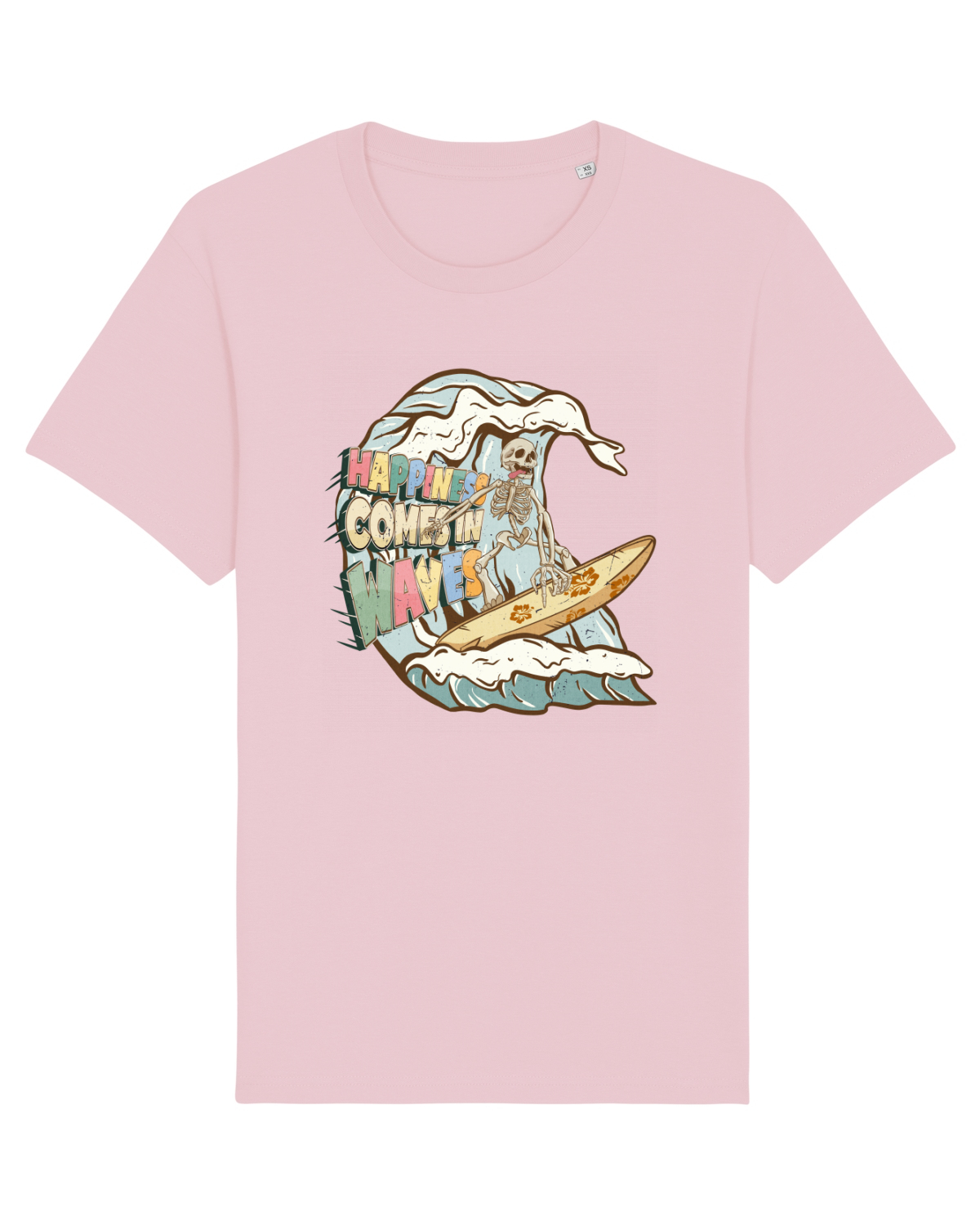 Tricou mânecă scurtă Unisex Rocker Cotton Pink