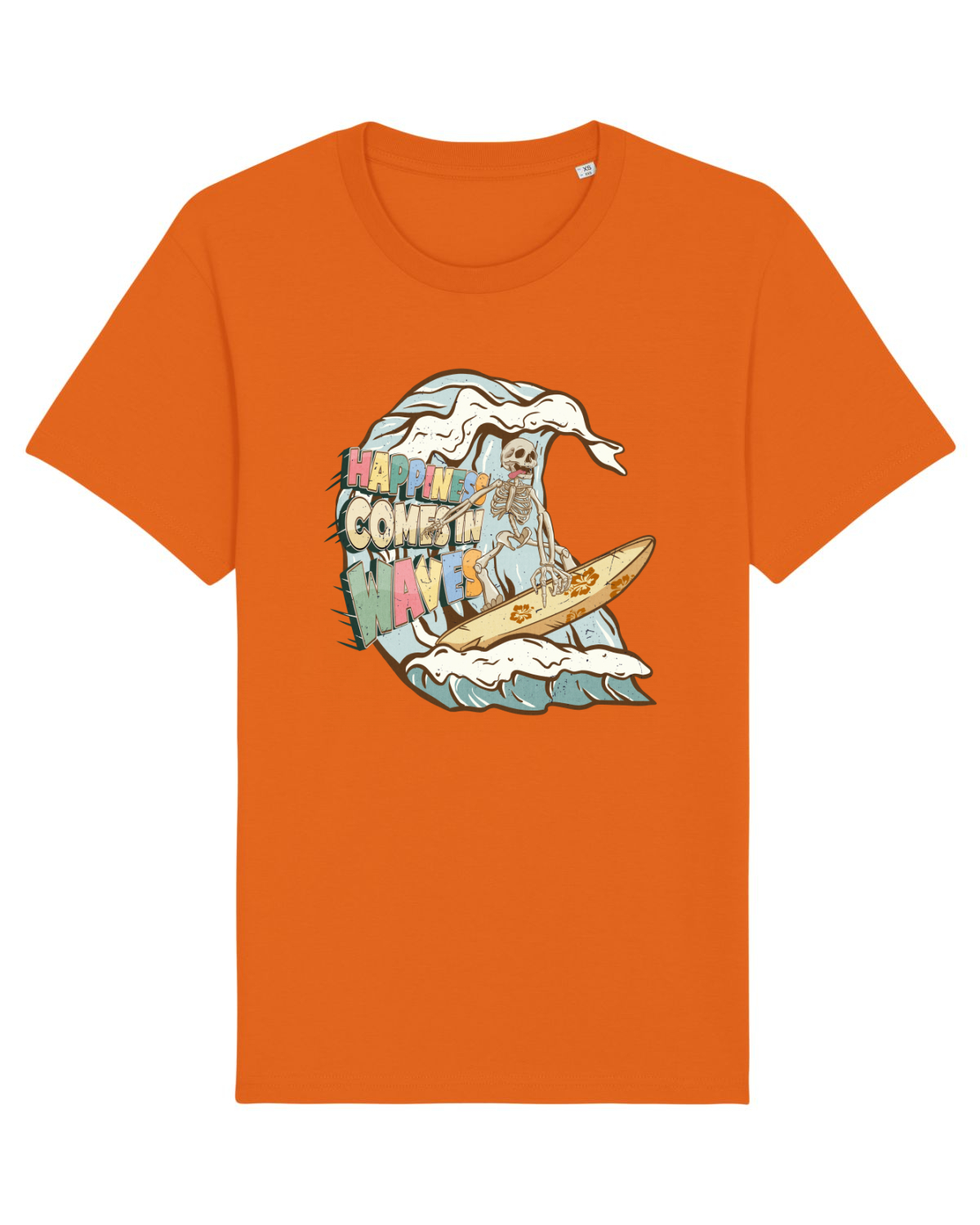 Tricou mânecă scurtă Unisex Rocker Bright Orange