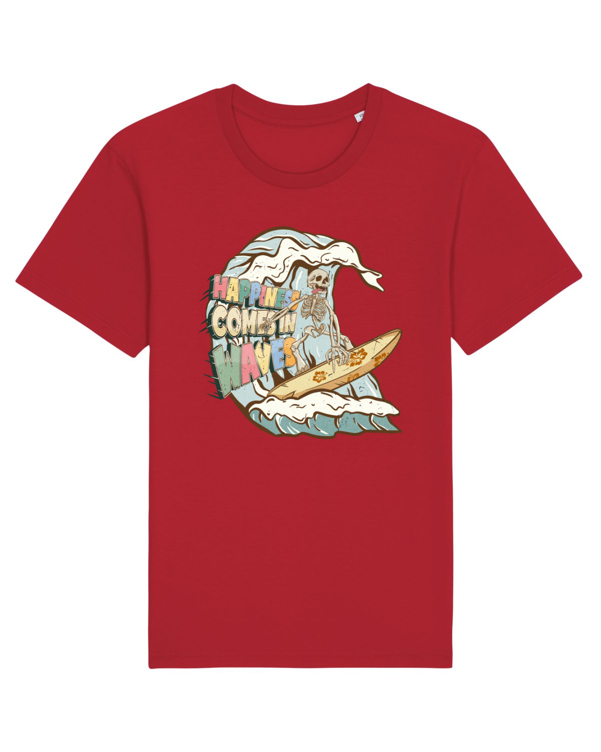 Tricou mânecă scurtă Unisex Rocker Red