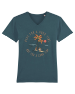 Here For A Good Time Not For A Long Time Tricou mânecă scurtă guler V Bărbat Presenter