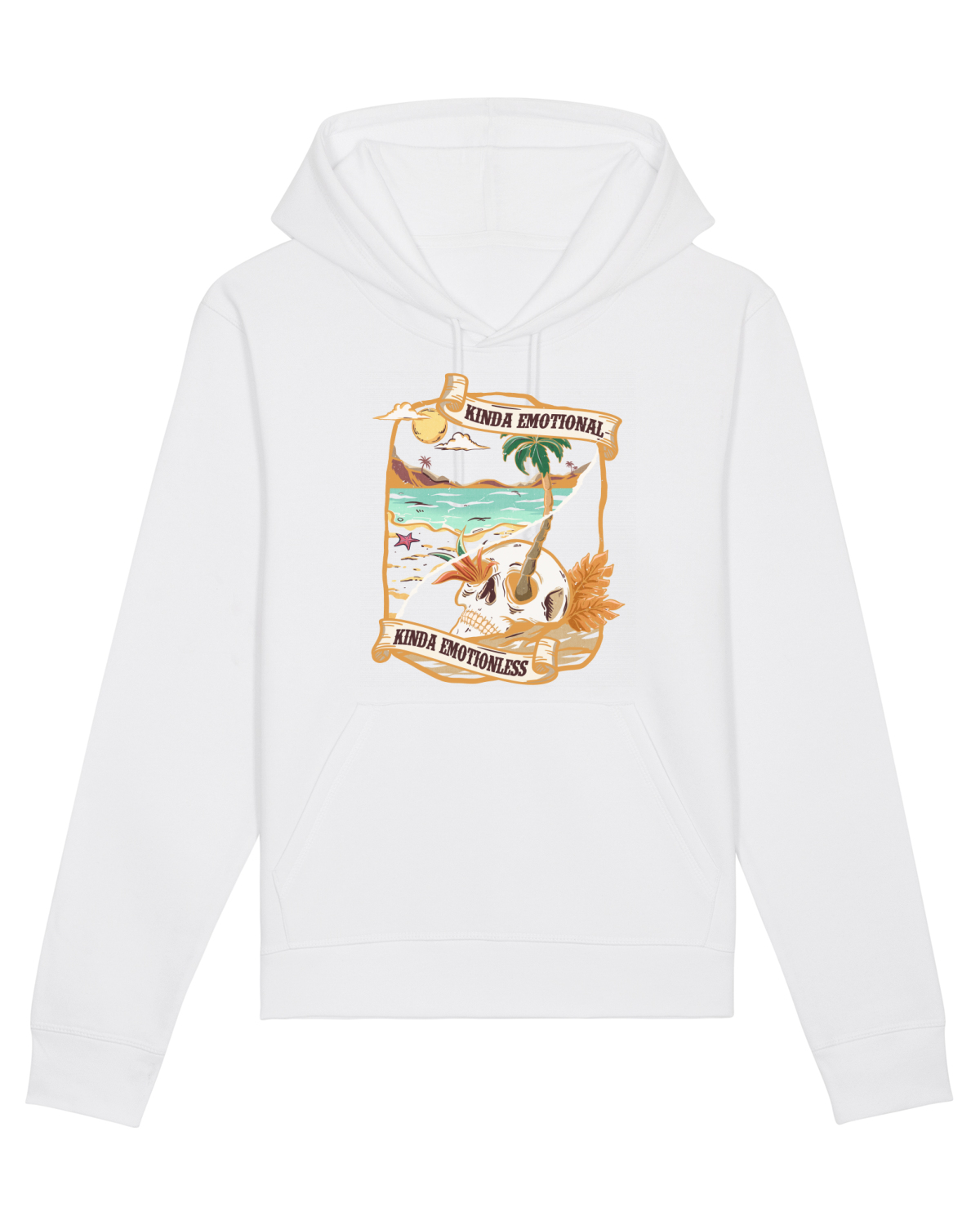 Hanorac Unisex Drummer White
