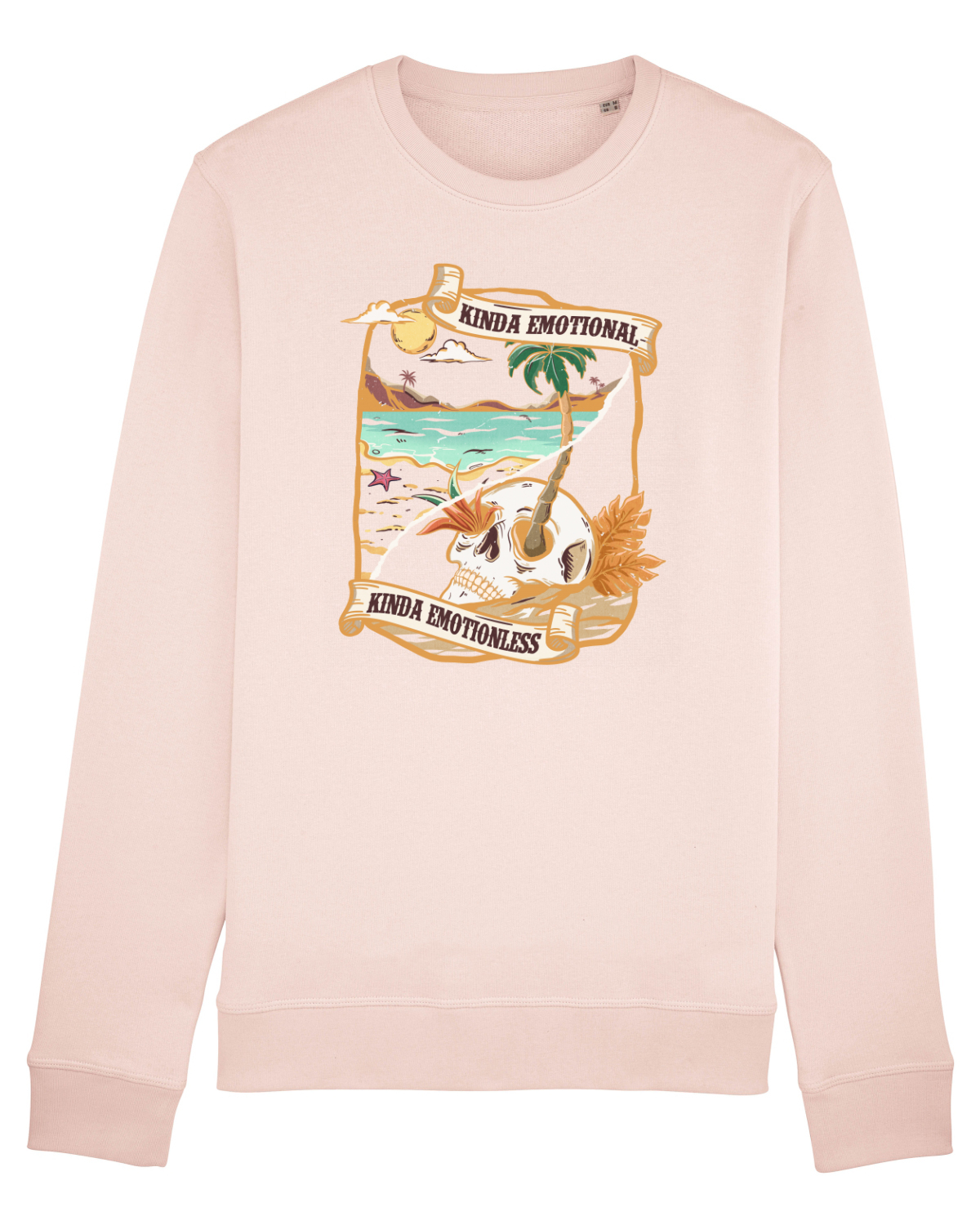 Bluză mânecă lungă Unisex Rise Candy Pink