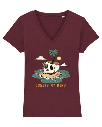 Losing My Mind Burgundy