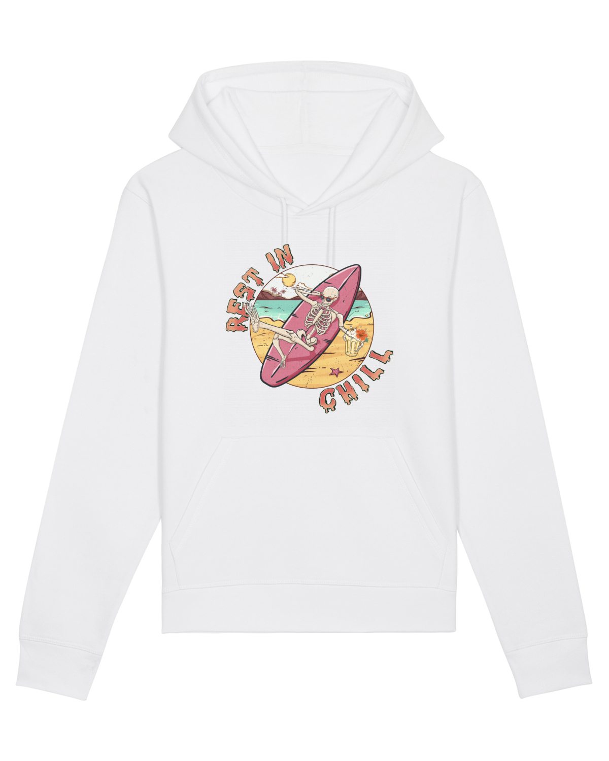 Hanorac Unisex Drummer White