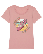 Rest In Chill Tricou mânecă scurtă guler larg fitted Damă Expresser