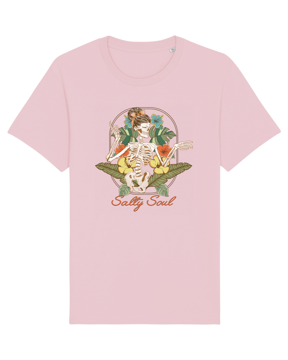 Tricou mânecă scurtă Unisex Rocker Cotton Pink