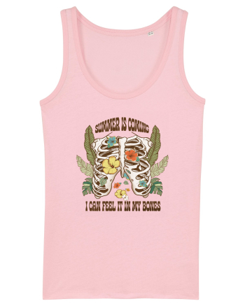 Summer Is Coming I Can Feel It In My Bones Cotton Pink