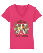 Summer Is Coming I Can Feel It In My Bones Tricou mânecă scurtă guler V Damă Evoker