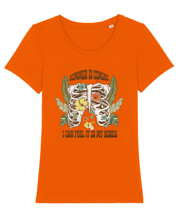 Summer Is Coming I Can Feel It In My Bones Bright Orange