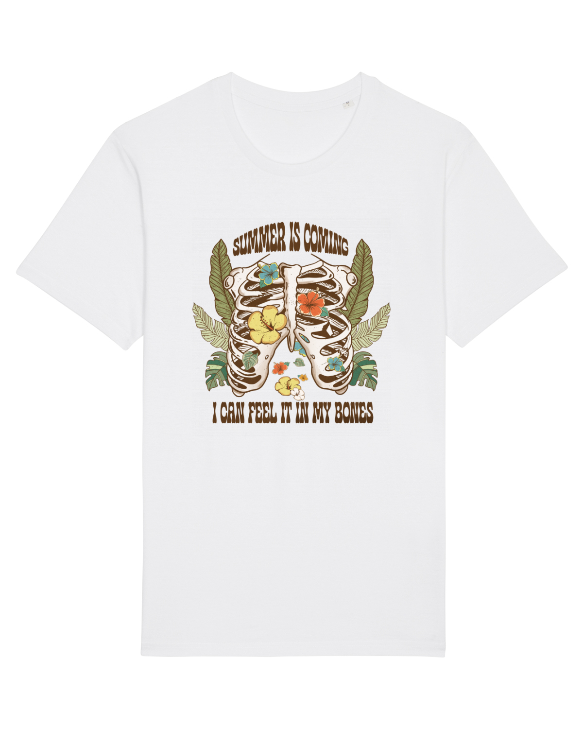 Tricou mânecă scurtă Unisex Rocker White