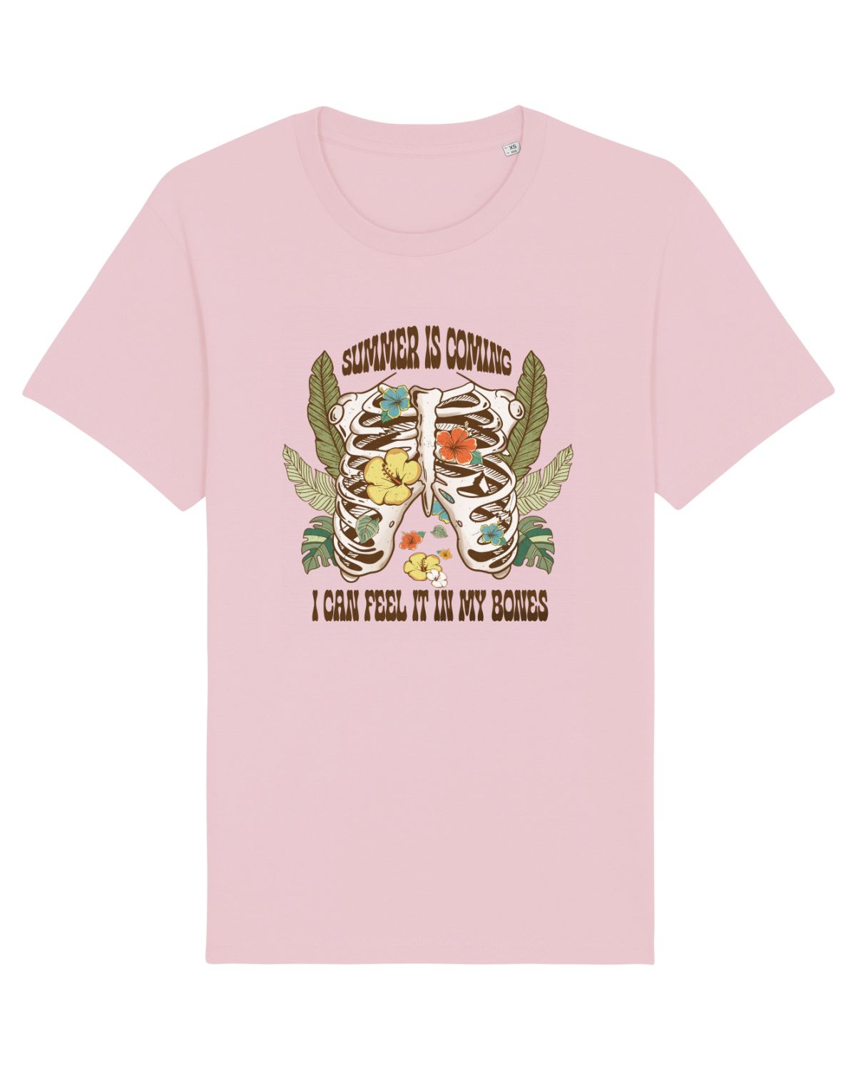 Tricou mânecă scurtă Unisex Rocker Cotton Pink