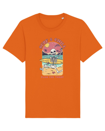 Surf & Chill Plan For Today Bright Orange