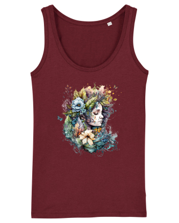 Fairy Girl Spring Burgundy