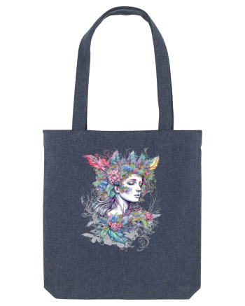 Fairy Girl Winter Midnight Blue
