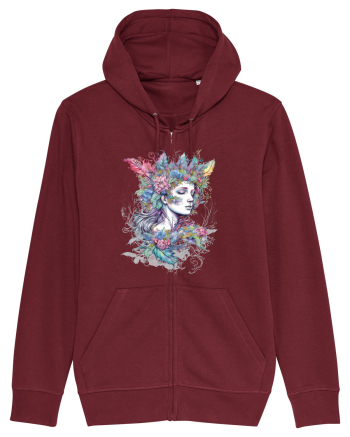 Fairy Girl Winter Burgundy