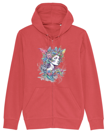 Fairy Girl Winter Carmine Red