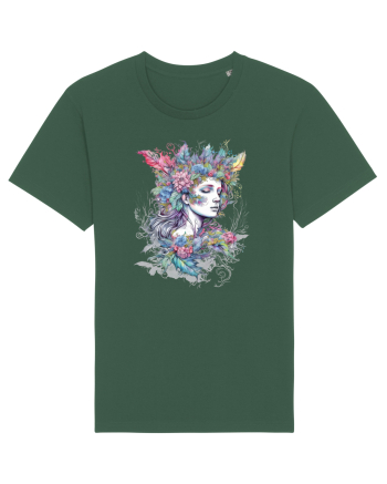Fairy Girl Winter Bottle Green