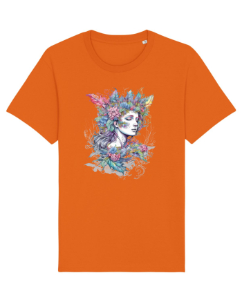Fairy Girl Winter Bright Orange