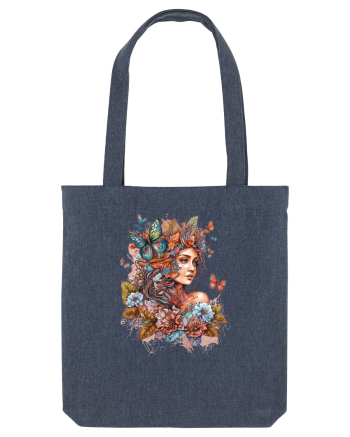 Fairy Girl Fall Midnight Blue