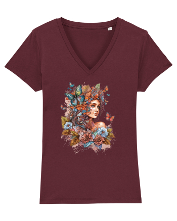 Fairy Girl Fall Burgundy
