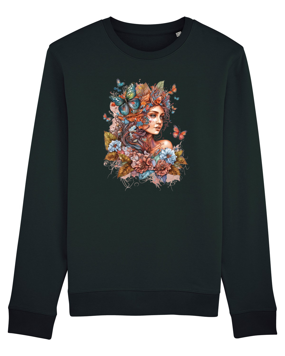 Bluză mânecă lungă Unisex Rise Black