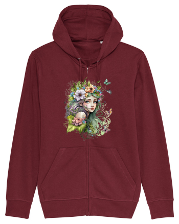 Fairy Girl Summer Burgundy