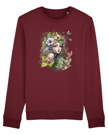 Fairy Girl Summer Burgundy