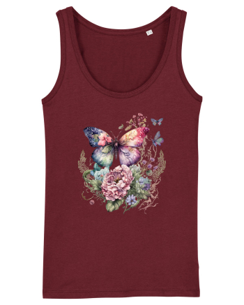 Fairy Butterfly Burgundy