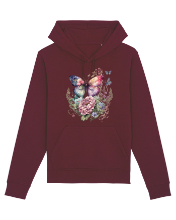 Fairy Butterfly Burgundy