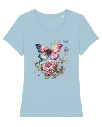 Fairy Butterfly Sky Blue