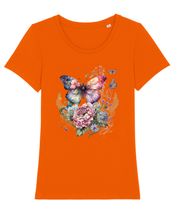Fairy Butterfly Bright Orange