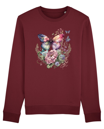 Fairy Butterfly Burgundy