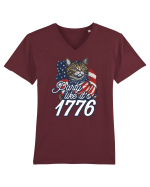 Party like it's 1776 Tricou mânecă scurtă guler V Bărbat Presenter