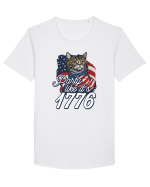 Party like it's 1776 Tricou mânecă scurtă guler larg Bărbat Skater