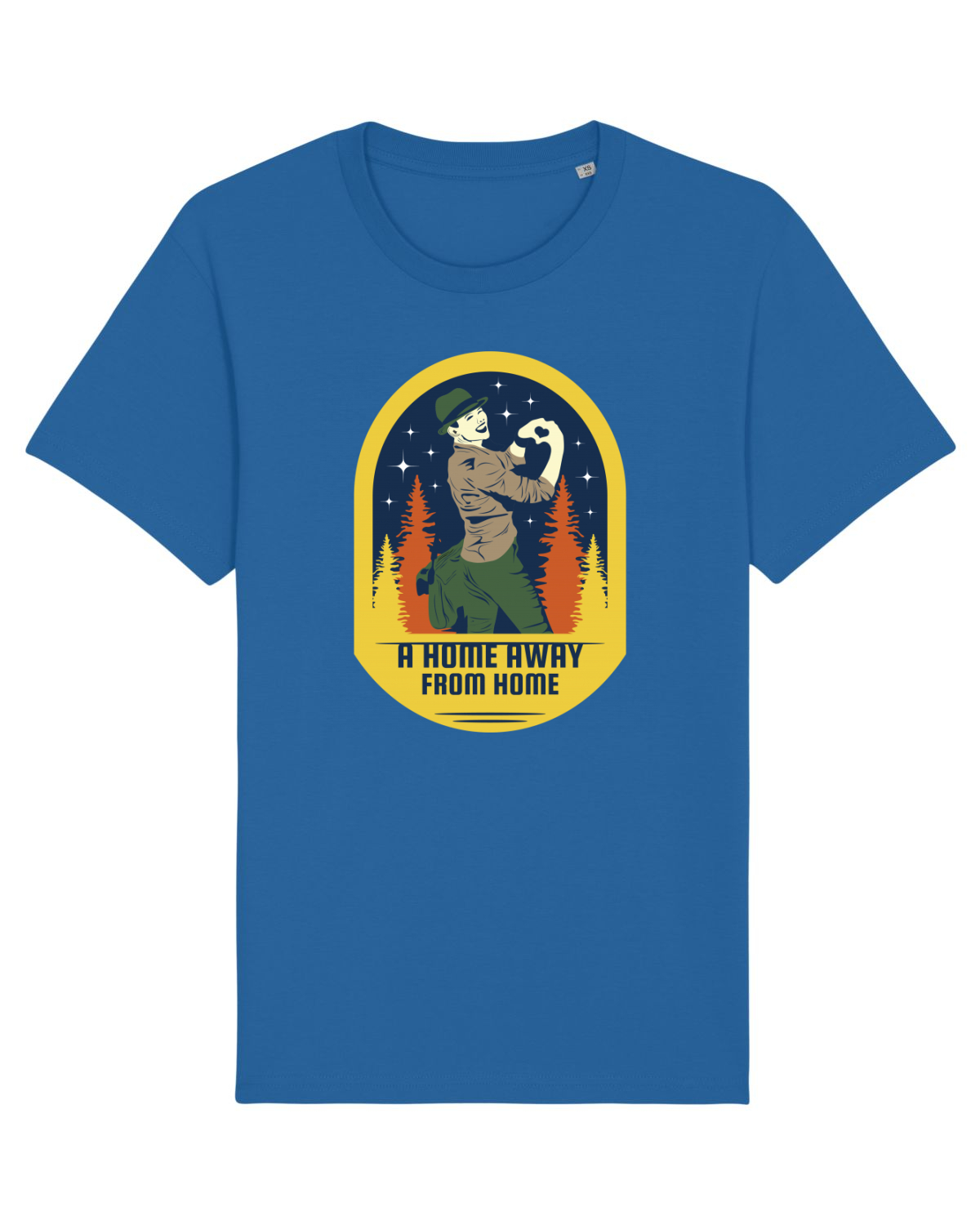 Tricou mânecă scurtă Unisex Rocker Royal Blue
