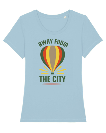 Away from the City Sky Blue