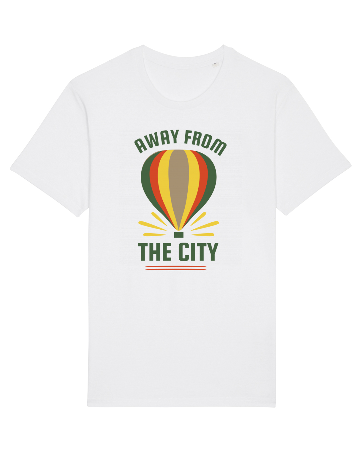 Tricou mânecă scurtă Unisex Rocker White